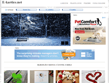 Tablet Screenshot of e-kartice.net